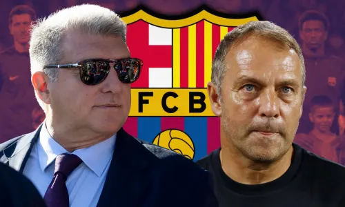 Joan Laporta, Hansi Flick, Barcelona