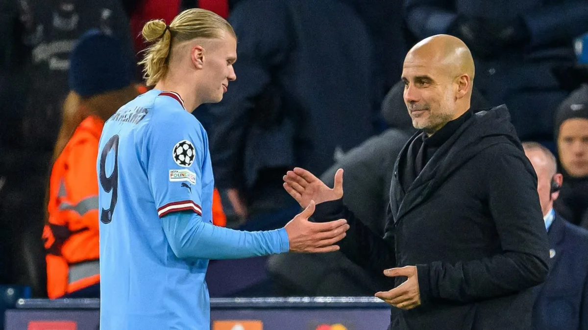 Pep Guardiola, Erling Haaland, Man City, 2022/23
